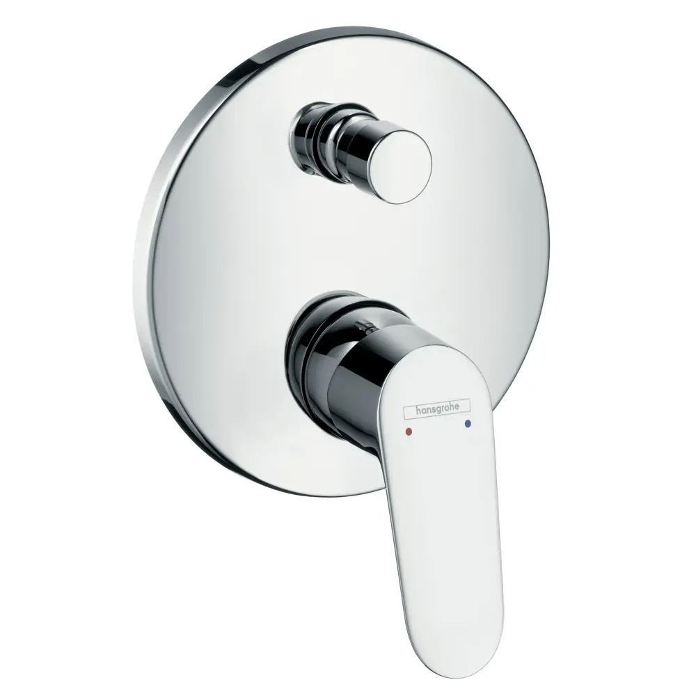 Смеситель для ванны Hansgrohe Focus E2 внешняя часть однорычажный цвет хром STLM-2047170
