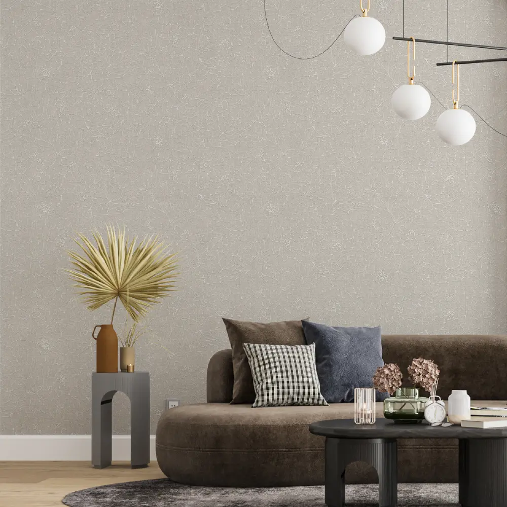 Обои флизелиновые Startdeco Эмили бежевые 1.06 м МП281492 STLM-2102113 - Вид №2