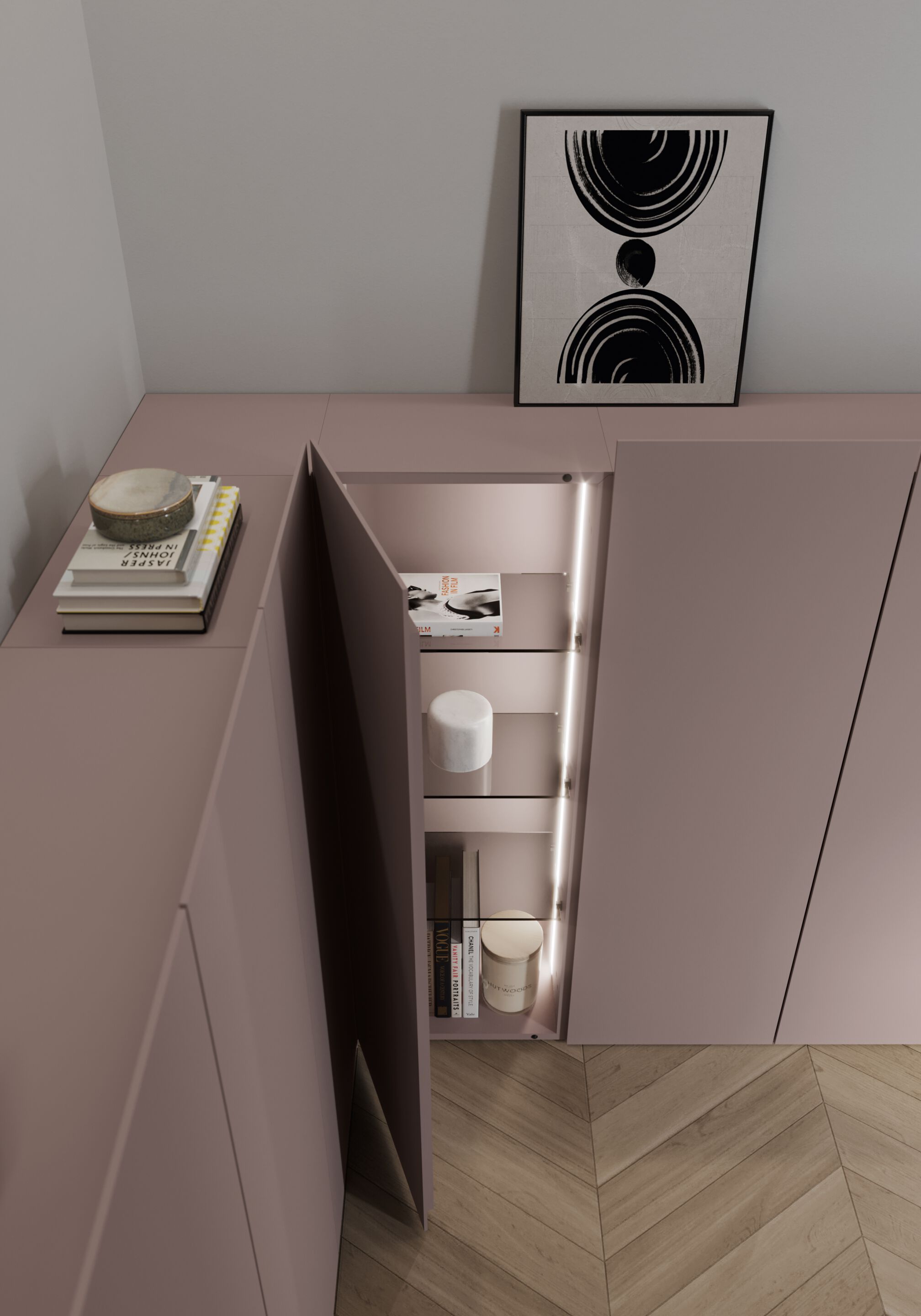 Система мебели Ideagroup Wall ARCH-00067911 - Вид №25