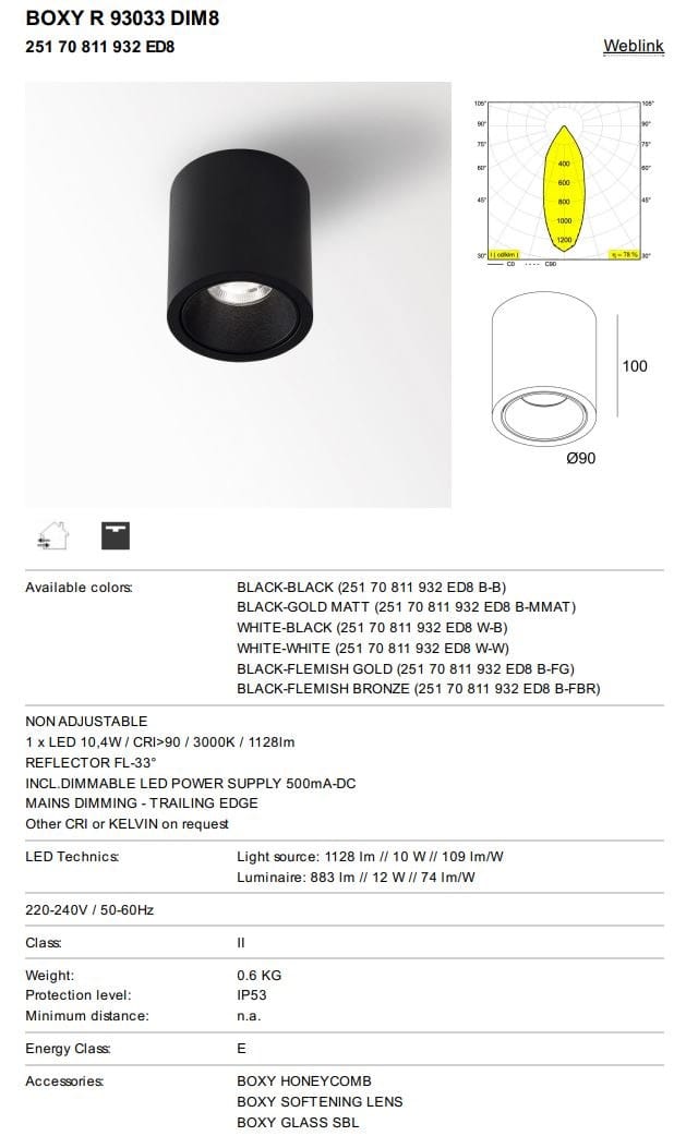 Потолочный металлический светодиодный прожектор Deltalight Boxy ARCH-00126978 - Вид №8