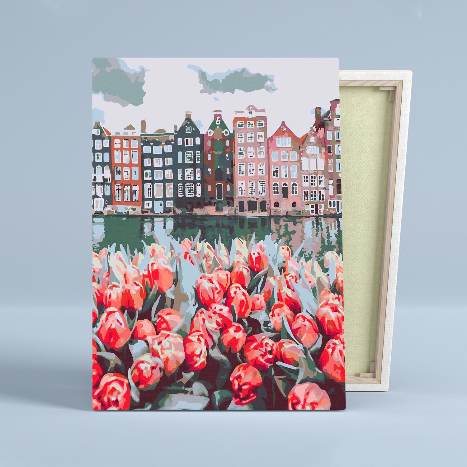 90310350 Картина по номерам Тюльпаны Амстердама p54381 STLM-0178181 RED PANDA