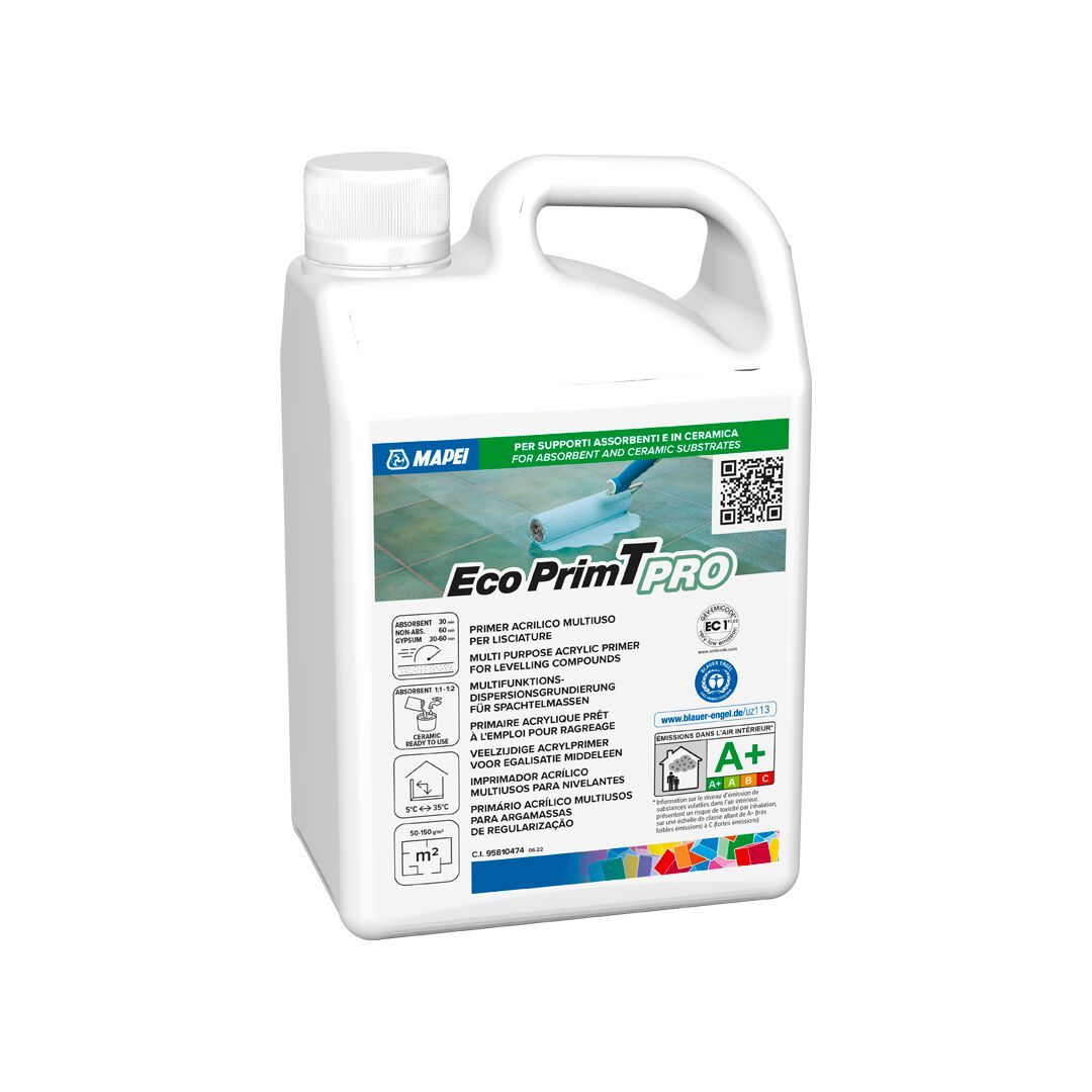 Многоцелевой акриловый грунт для абсорбирующих и керамических сред MAPEI ECO PRIM T PRO ARCH-00004099