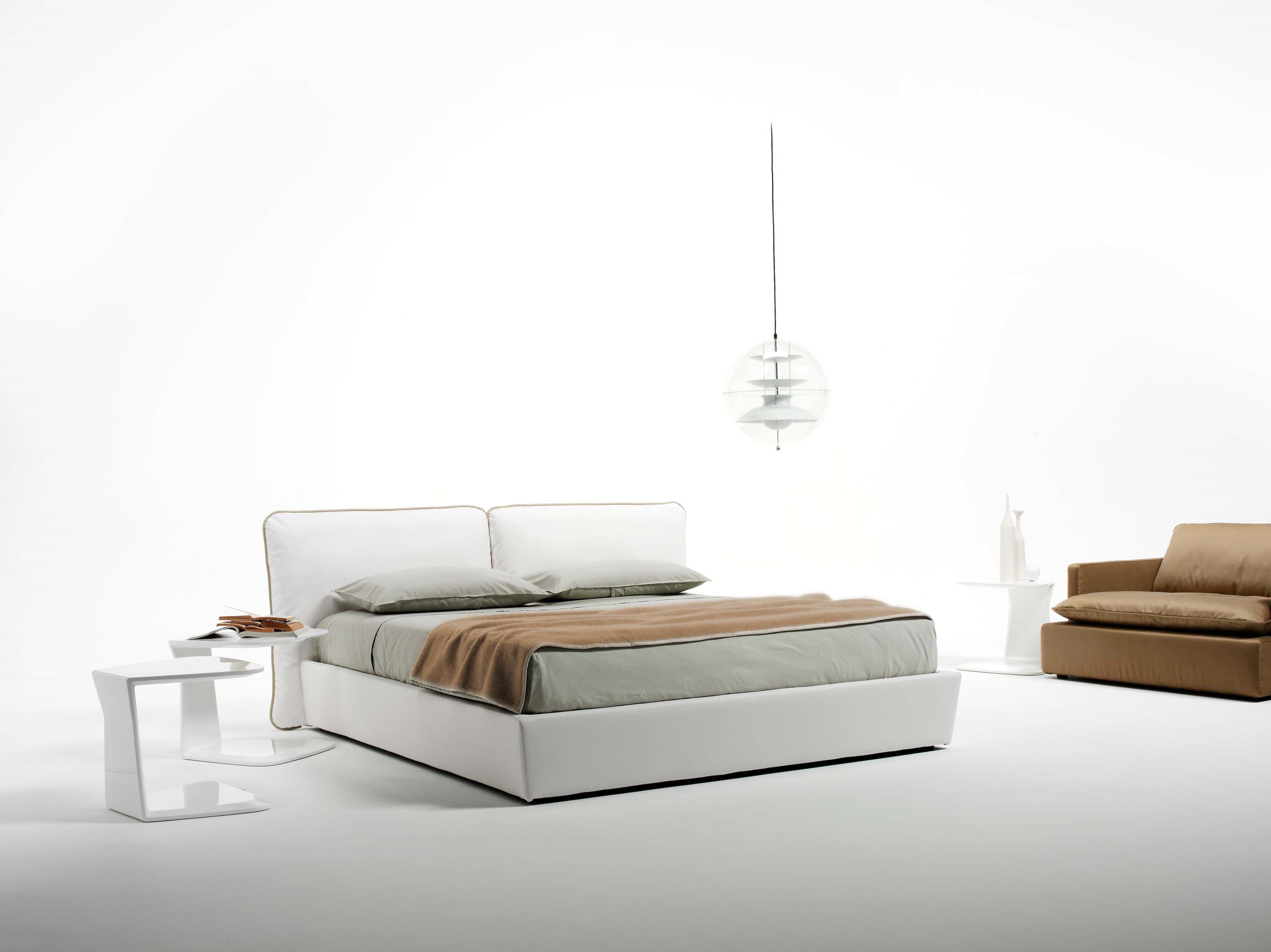 Двуспальная кровать-контейнер с мягким изголовьем ESTEL GROUP PLUME ARCH-00092038 - Вид №1