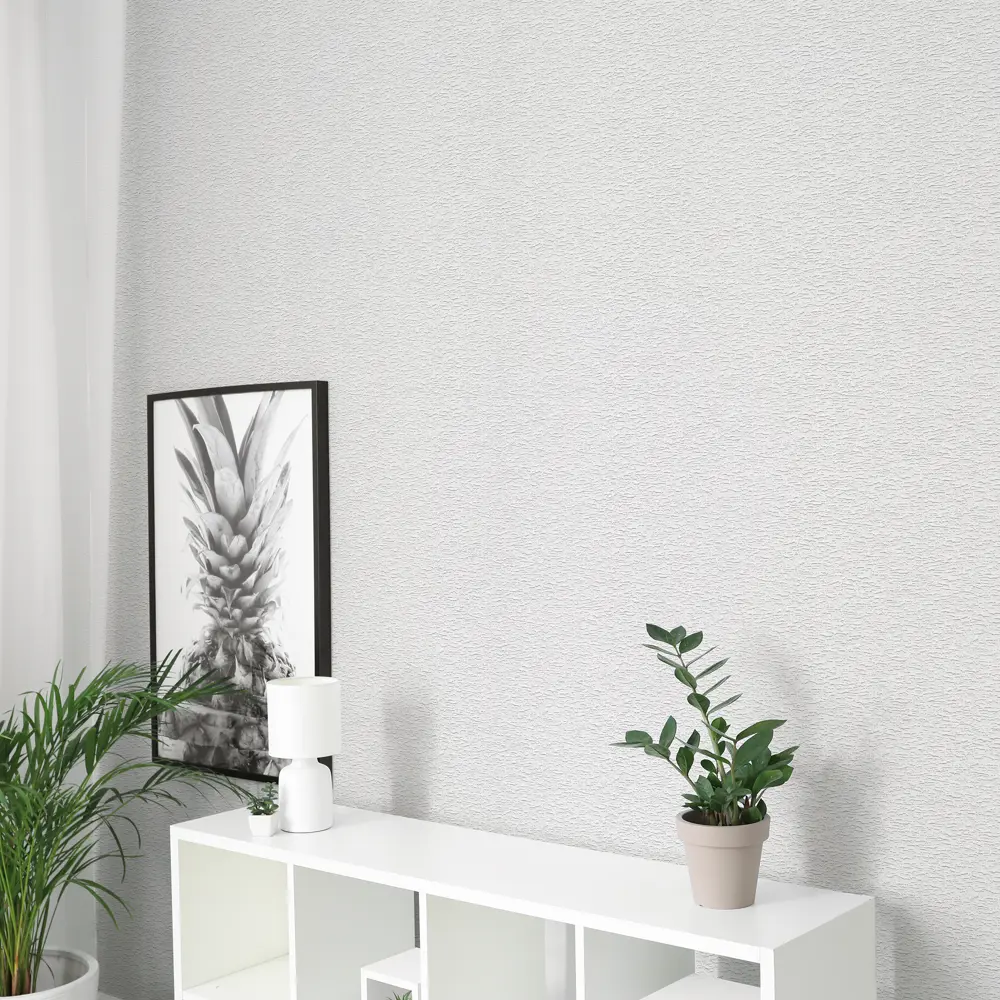 Обои под покраску флизелиновые Inspire Сетка белые 1.06x10 м STLM-2145205 - Вид №2