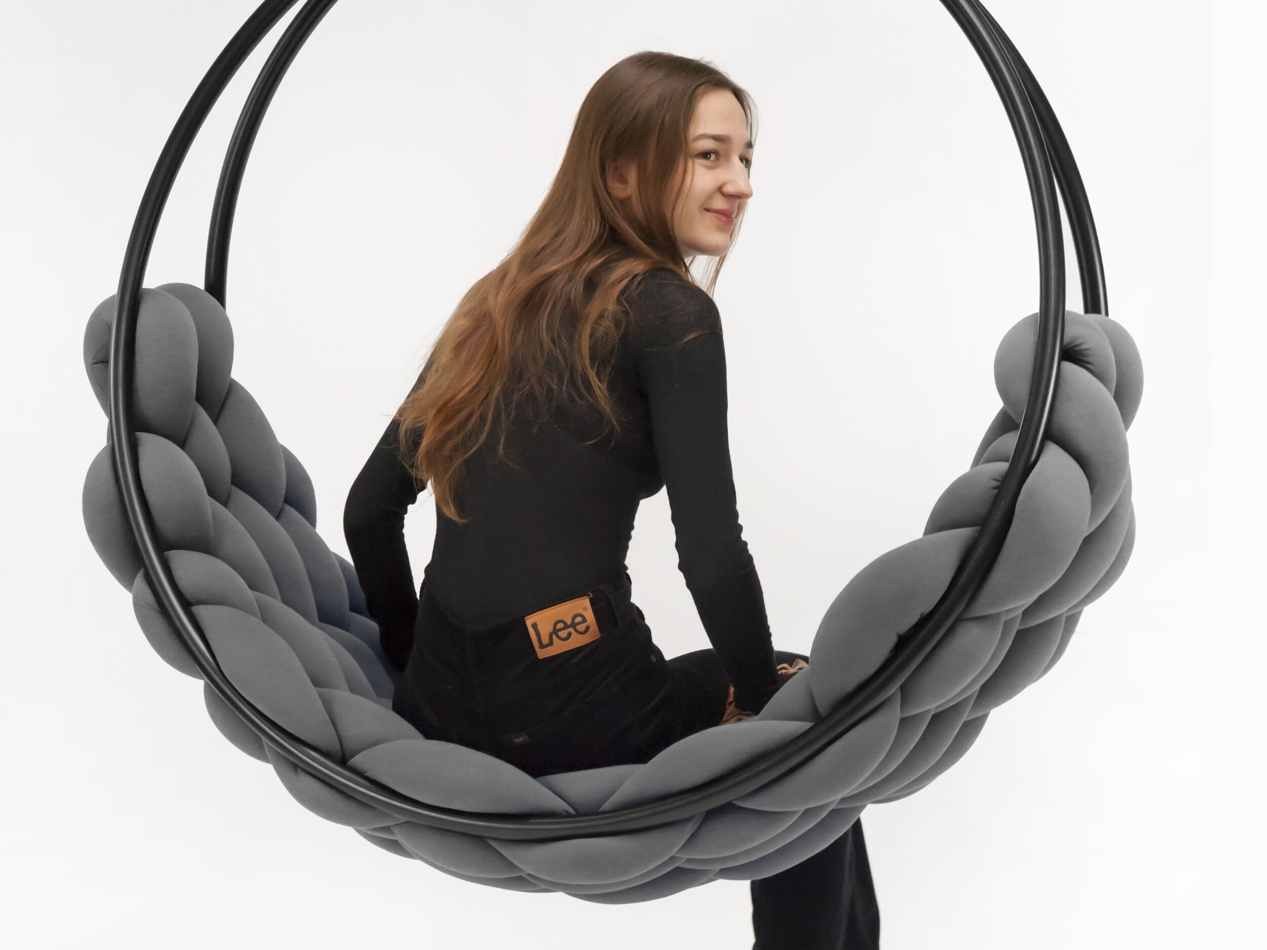 Хлопковое подвесное кресло Iwona Kosicka Design SWING PLAIT ARCH-00136062 - Вид №10