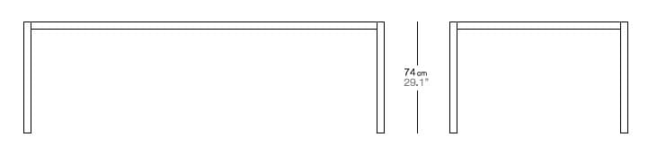Алюминиевый прямоугольный садовый стол Bivaq Dats ARCH-00143041 - Вид №3