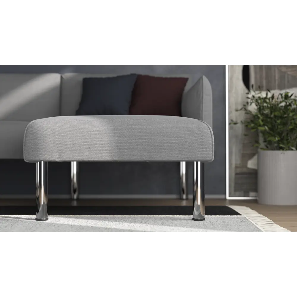 Ножка для мебели круглая ⌀50 мм высота 300 мм хром EDSON STLM-2168536 - Вид №5