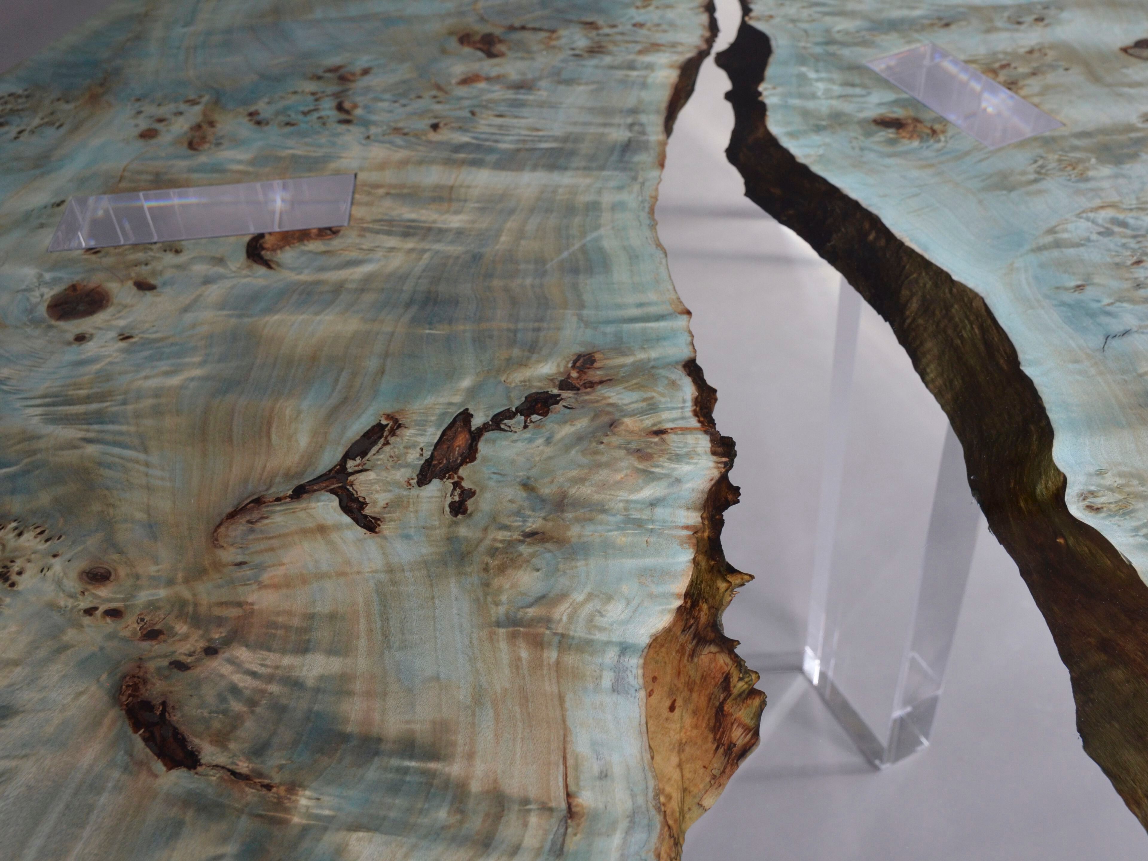 Прямоугольный стол из тополя и смолы alcarol Geomorphic 2023 ARCH-00011332 - Вид №5