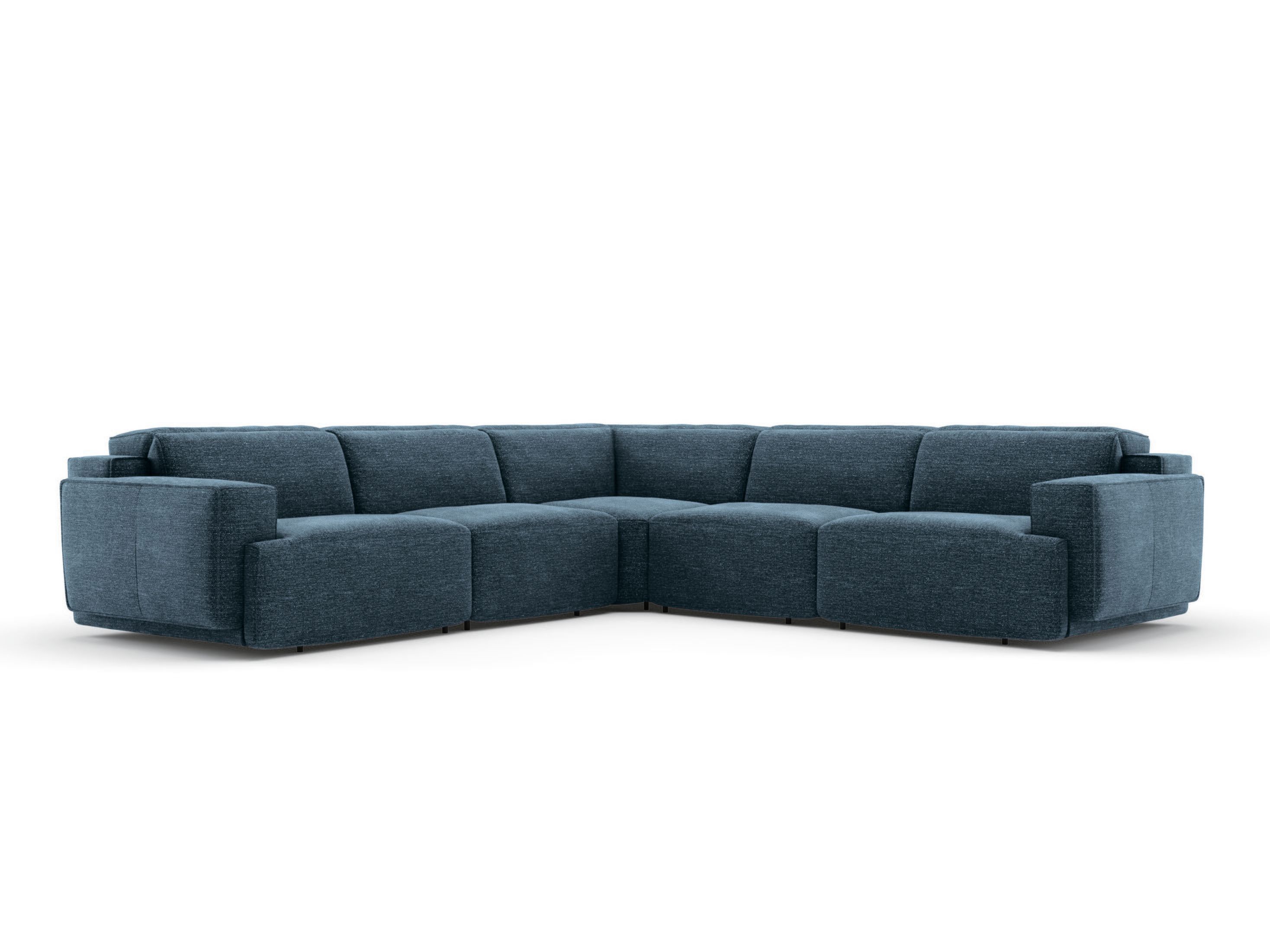 Угловой диван с откидной спинкой из ткани Natuzzi Italia IAGO ARCH-00131625