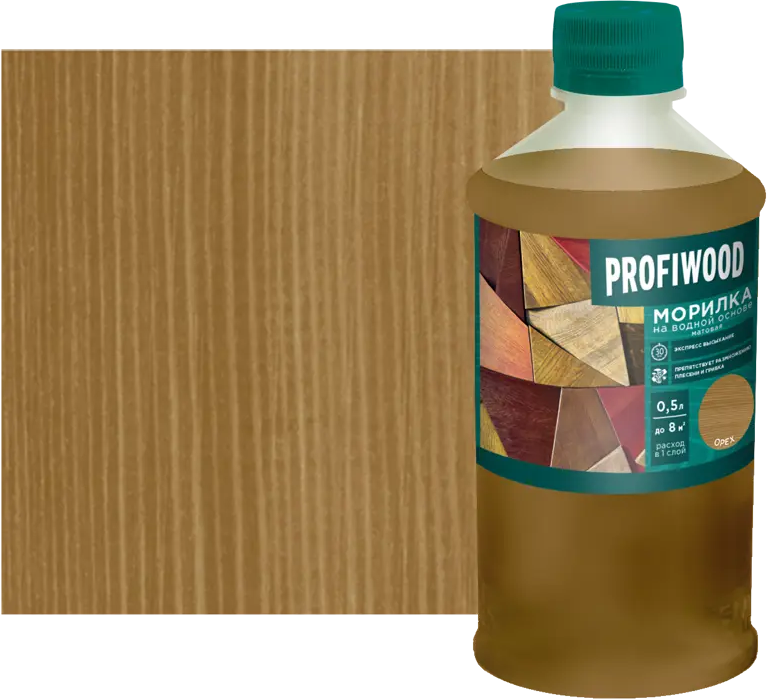 86799008 Морилка Profiwood матовая орех 0.5 кг STLM-0071784