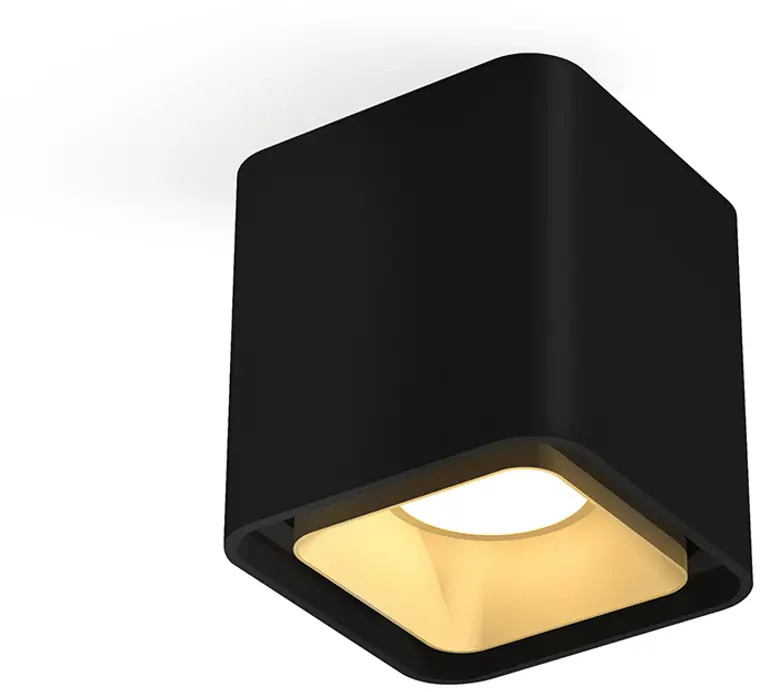 91614053 Светильник точечный накладной Ambrella light Xs7841004 2 м² цвет черный STLM-0910707
