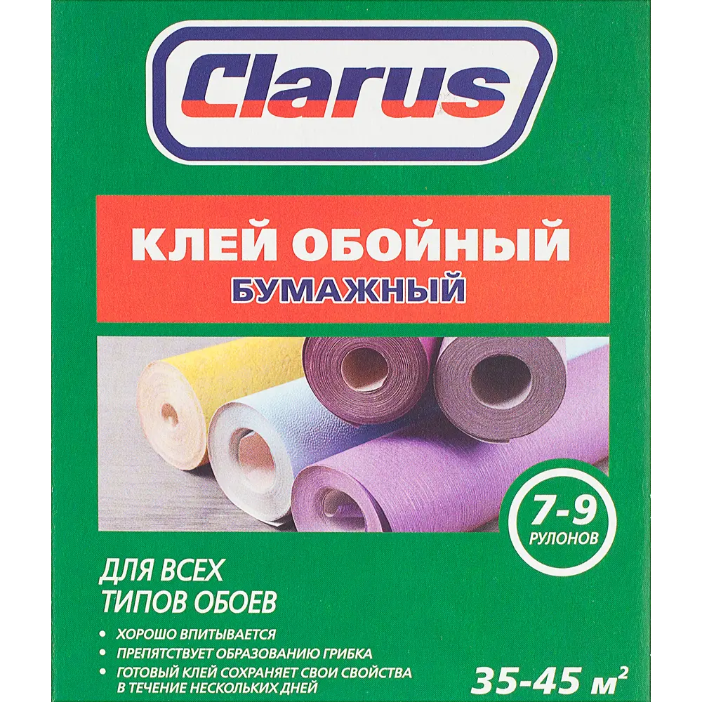 Клей для бумажных обоев Clarus 35-45 м² STLM-2135535
