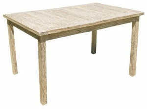 Il Giardino di Legno Прямоугольный деревянный садовый стол White sand 6402 e 6401