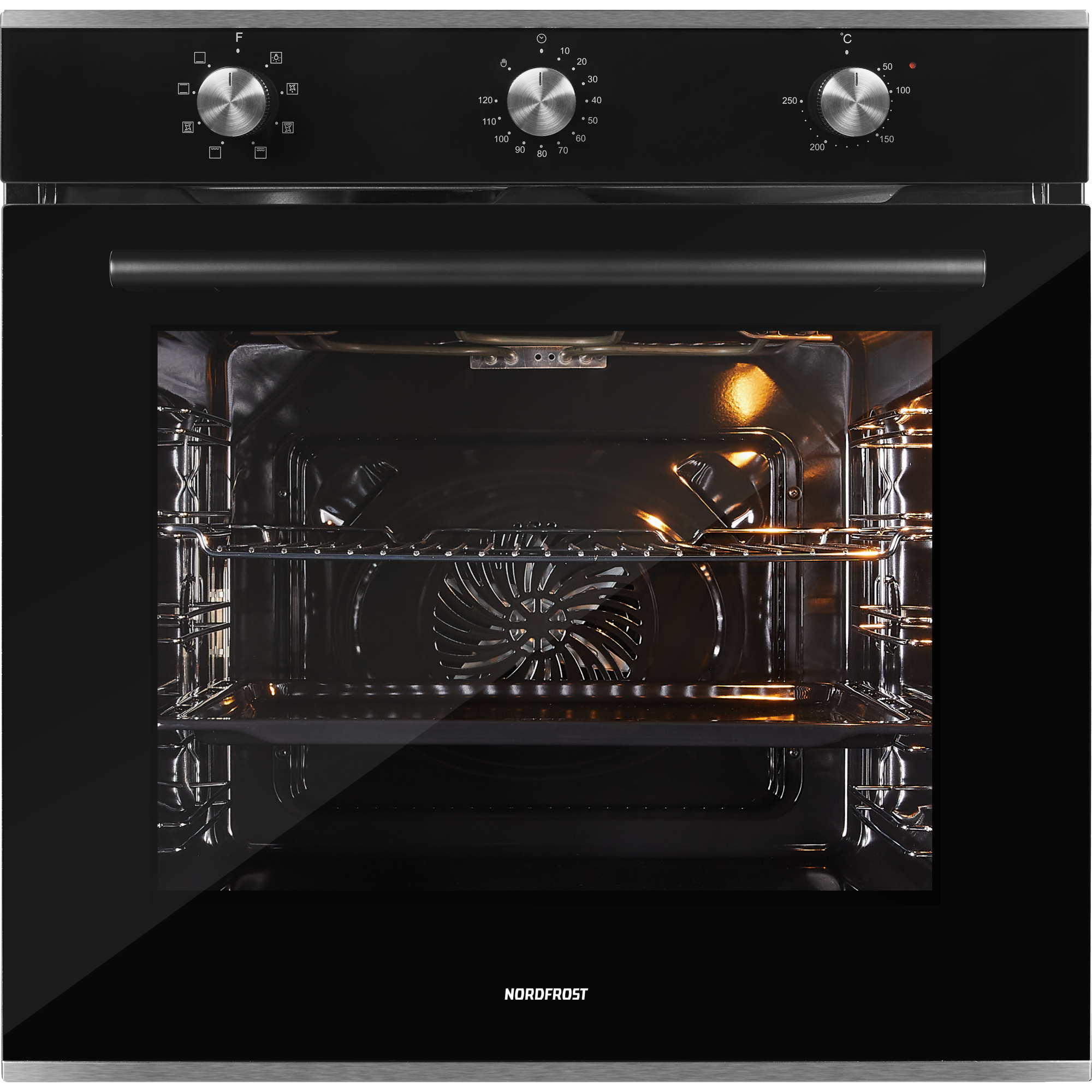 9173490 Электрический духовой шкаф NORDFROST HM 6080 B черный STDN-0108531