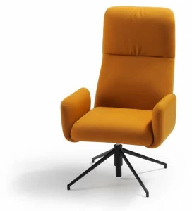 Sancal Поворотное кресло руководителя из ткани с высокой спинкой Elle