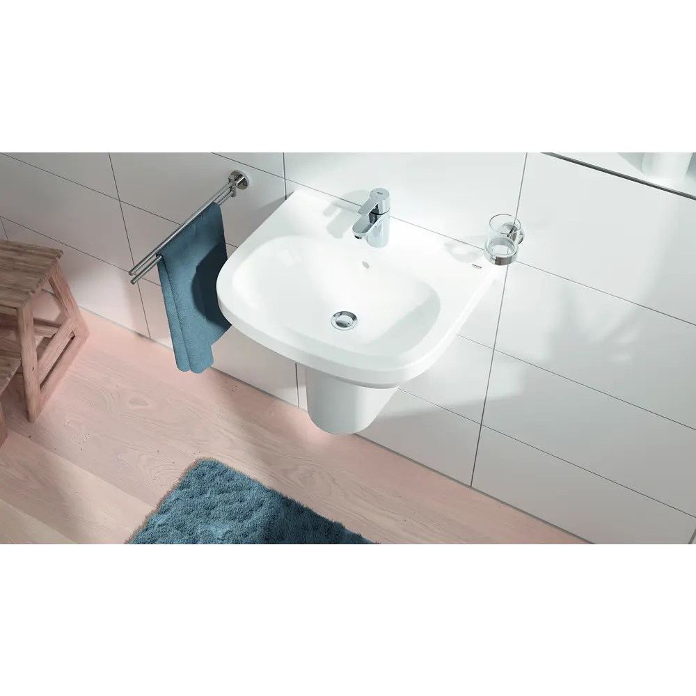 Смеситель для раковины Grohe Start однорычажный цвет хром STLM-2113174 - Вид №8