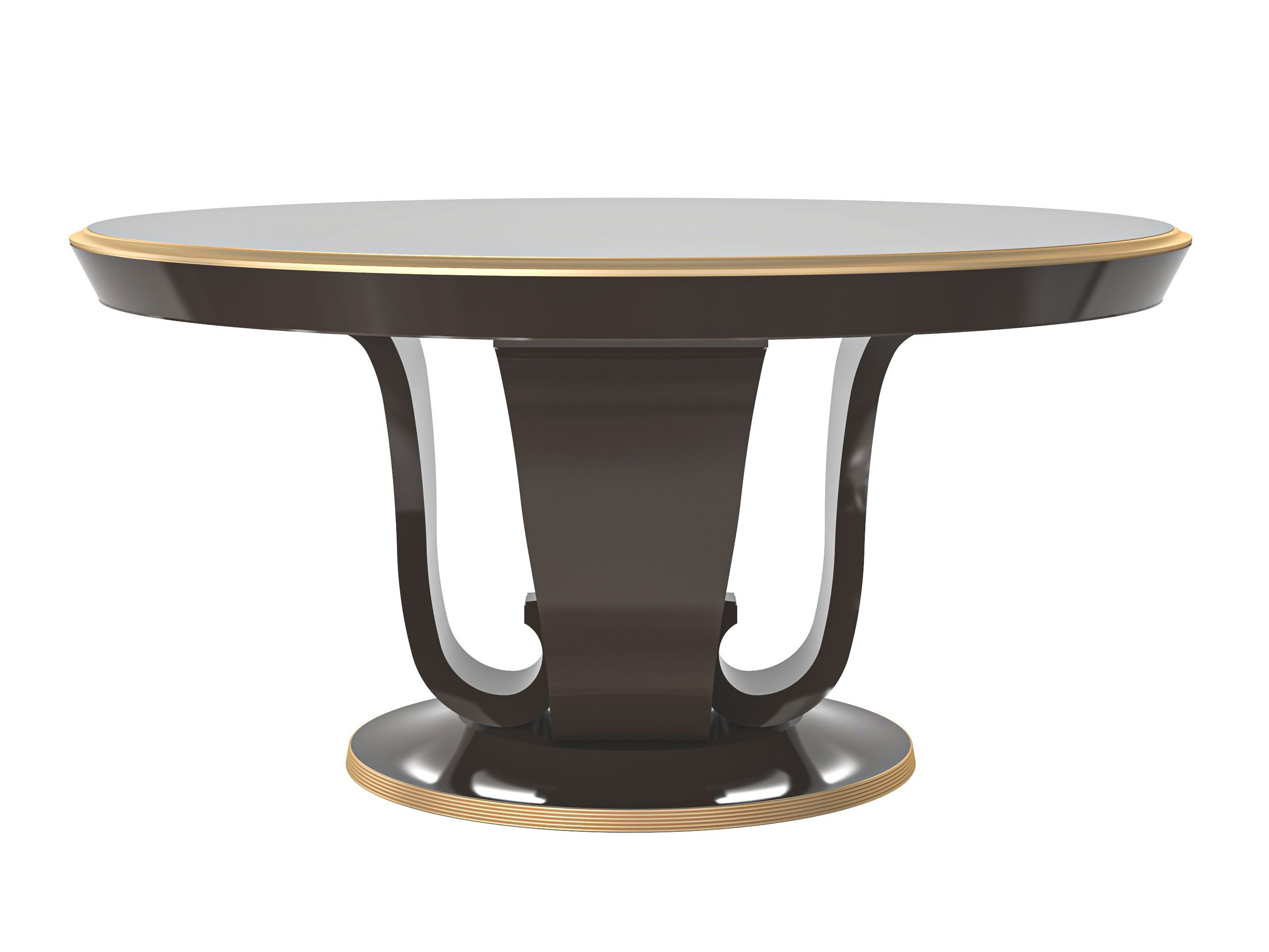 Круглый обеденный стол из бука Modenese Luxury Interiors REGAL ARCH-00097929