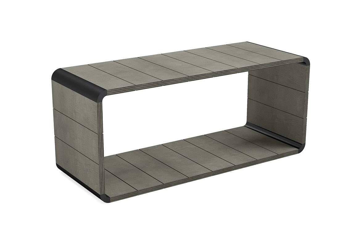 Многослойный прямоугольный садовый столик Novellini ARCH-00142297 - Вид №2