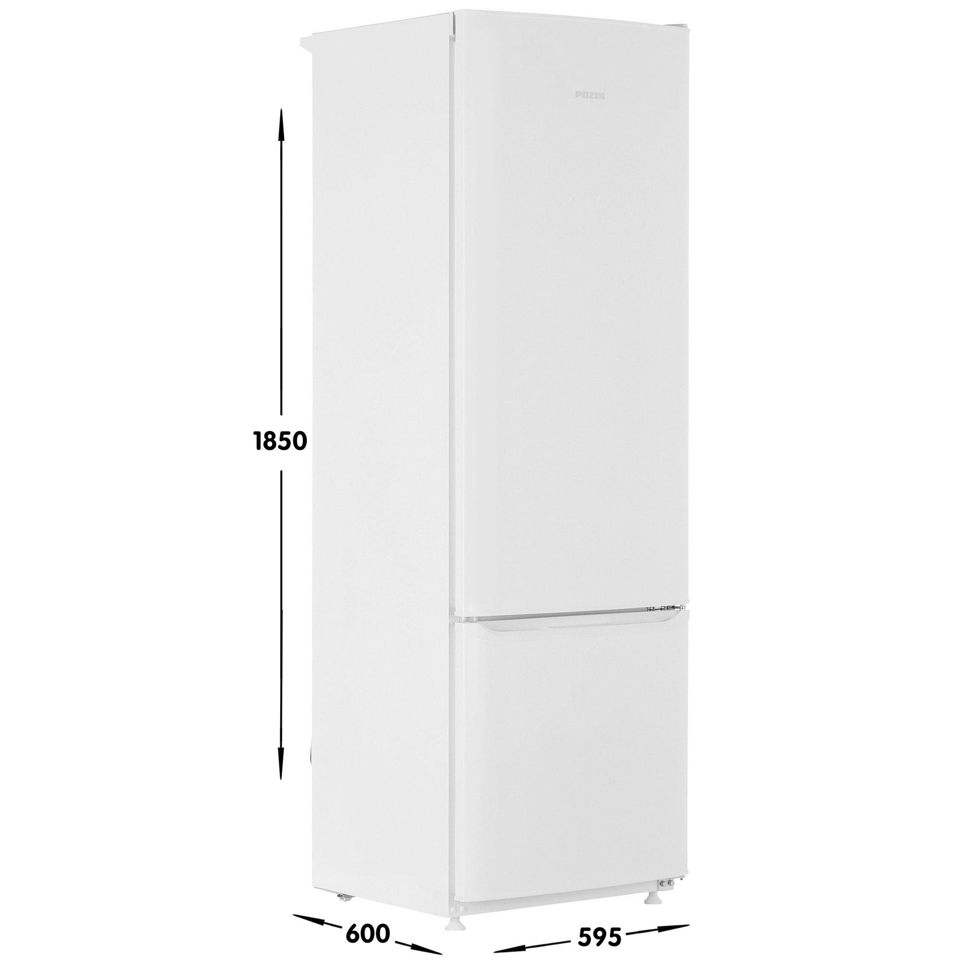 1011928 Холодильник с морозильником   Pozis RK-103 белый STDN-0017513 - Вид №6