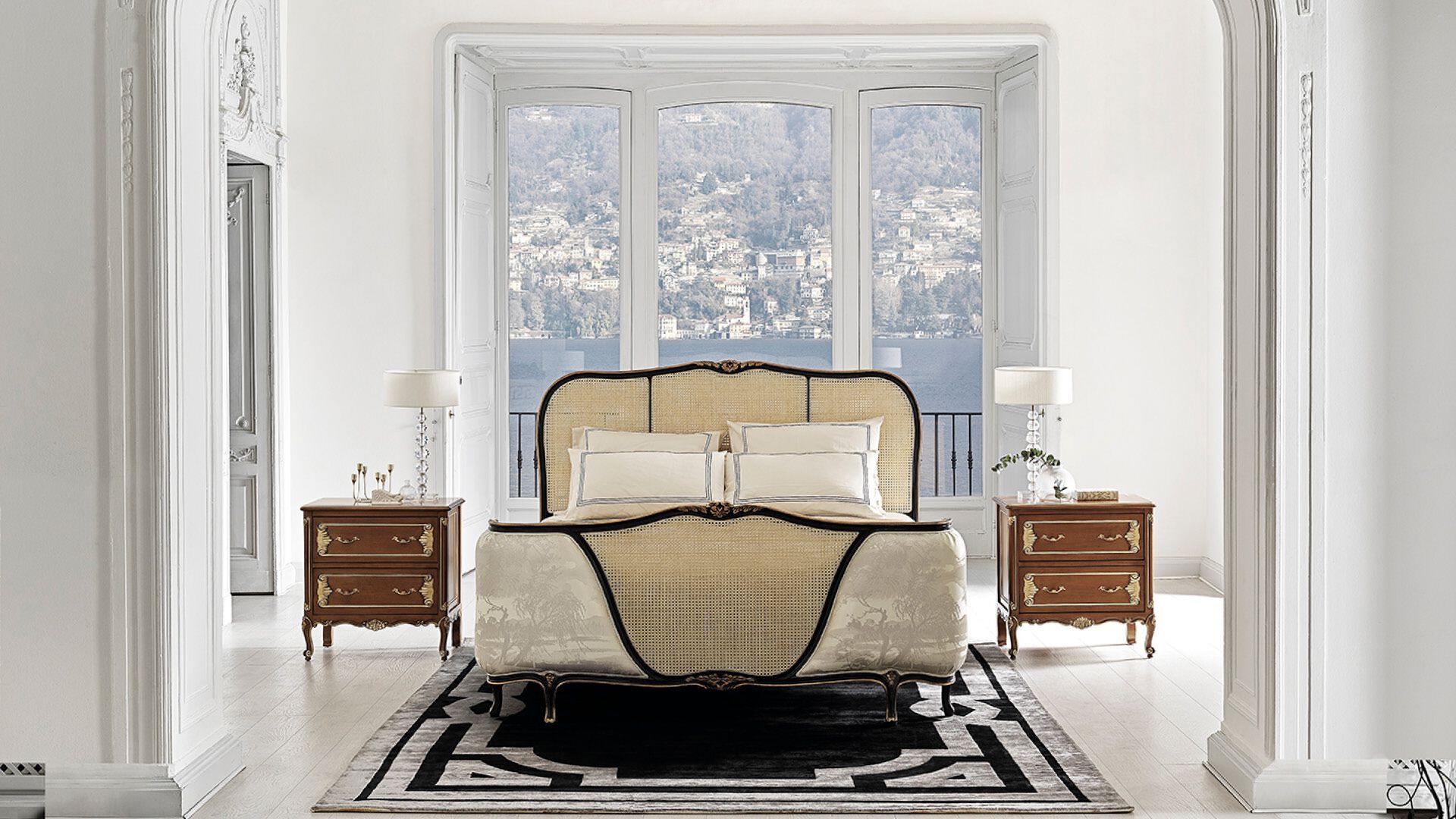 Венская соломенная двуспальная кровать ANGELO CAPPELLINI New Classic Interiors ARCH-00051961 - Вид №3