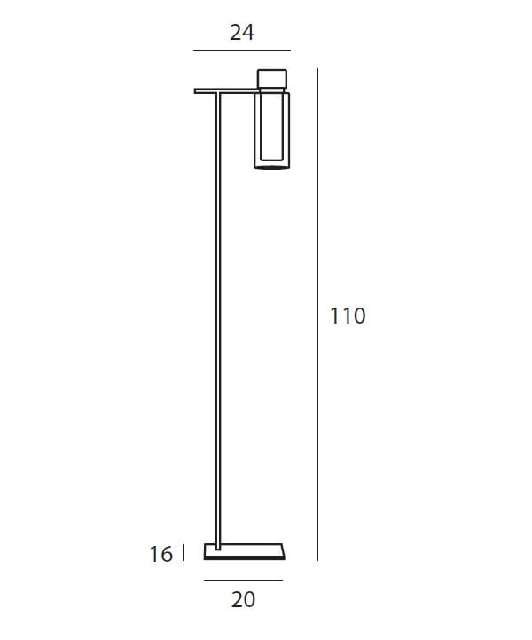 Стеклянный торшер Tooy Osman ARCH-00065049 - Вид №5