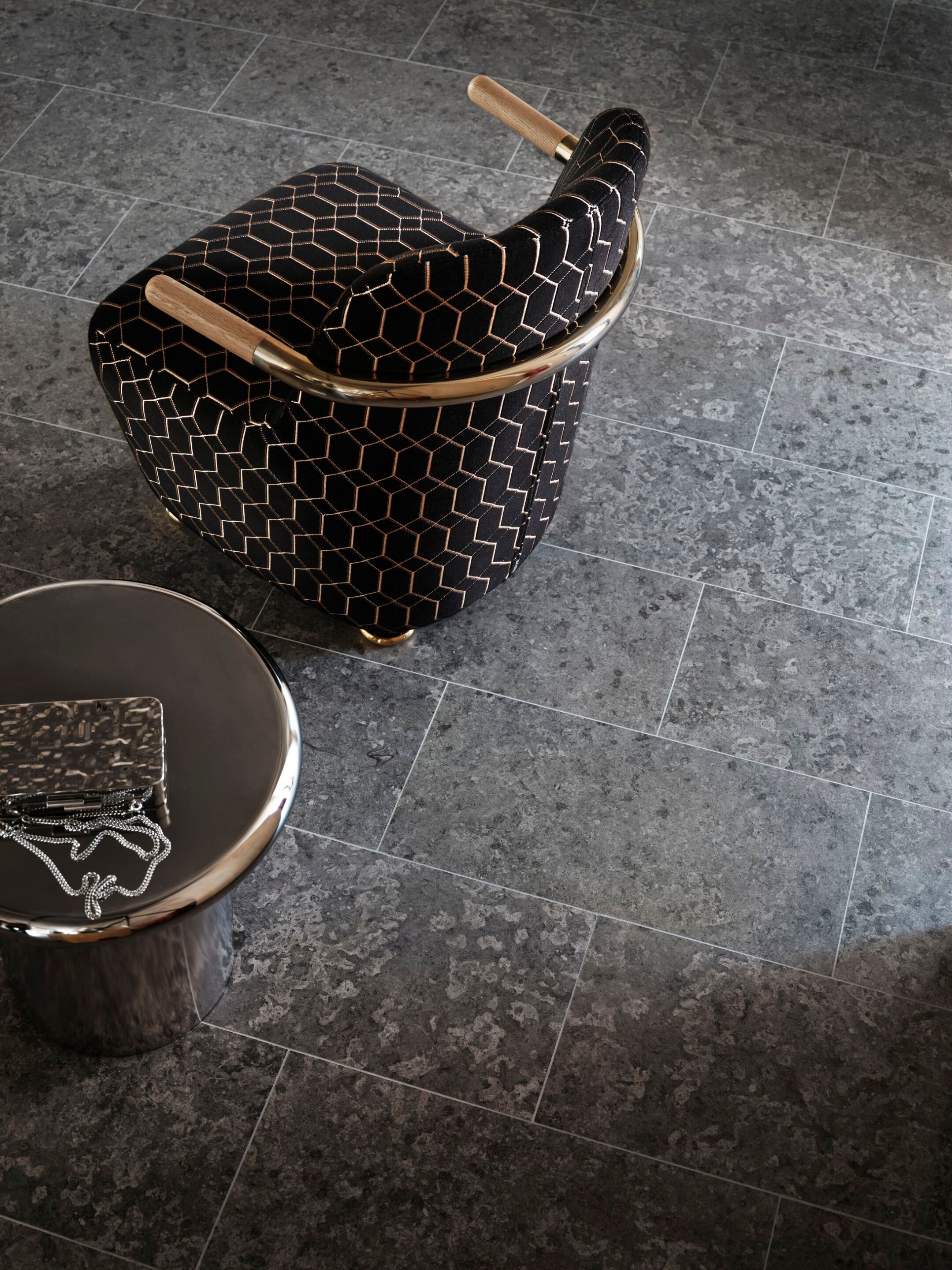 Тканевое кресло с подлокотниками Bla Station JACKSON ARCH-00009009 - Вид №7