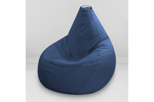 19469172 Мешок для сидения груша размер Стандарт XXL мебельная ткань киви темно-синий b_502 mypuff
