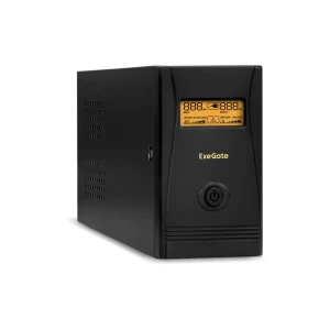 90566378 Источник бесперебойного питания Exegate LLB-600.LCD.AVR.2SH.RJ.USB 600 ВА 360 Вт 90566378 Источник бесперебойного питания Exegate LLB-600.LCD.AVR.2SH.RJ.USB 600 ВА 360 Вт