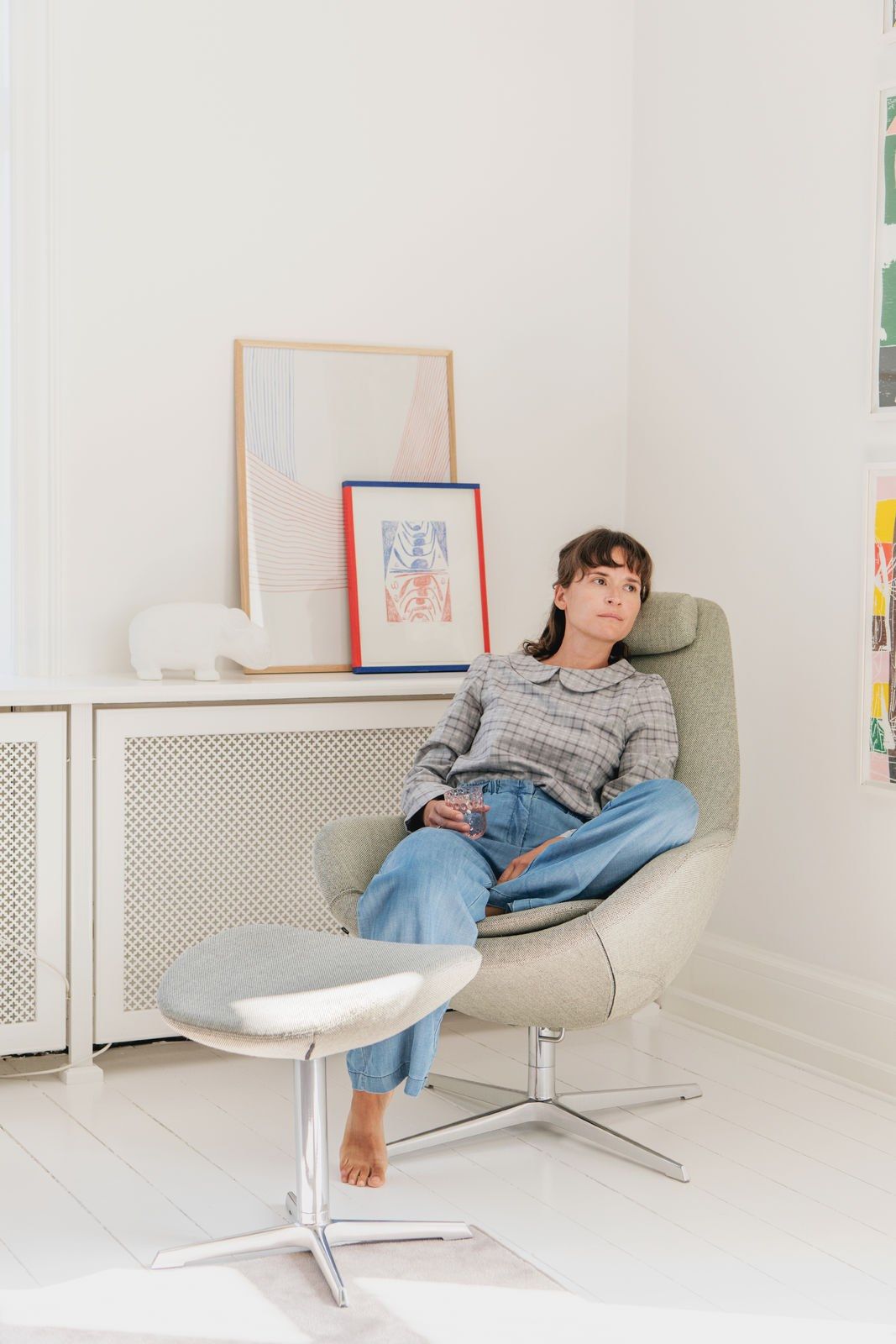 Спицевое вращающееся кресло с подлокотниками Varier Furniture VARIER® KOKON ARCH-00071406 - Вид №1