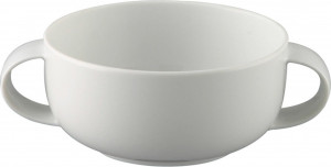 72390 Rosenthal Чашка суповая с блюдцем Rosenthal Суоми 300мл, фарфор, белая Фарфор