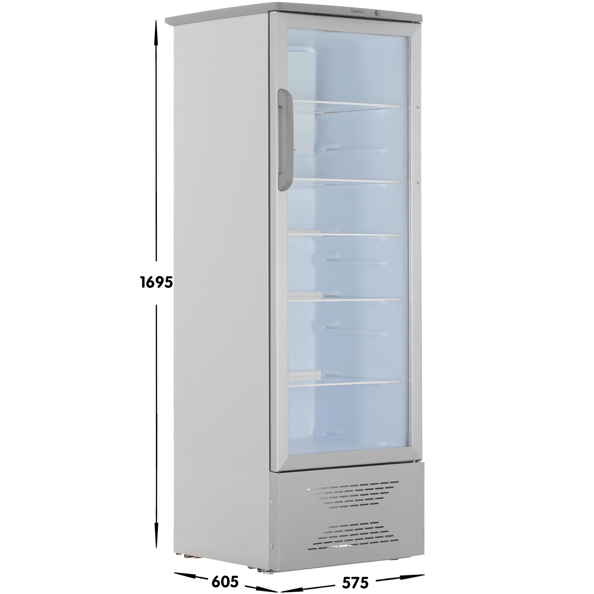 9924374 Холодильная витрина   Бирюса B-M310 серебристый STDN-0025657 - Вид №6