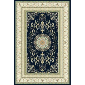 Ковер вискоза Hermitage 14377/3161 67x105 см цвет синий