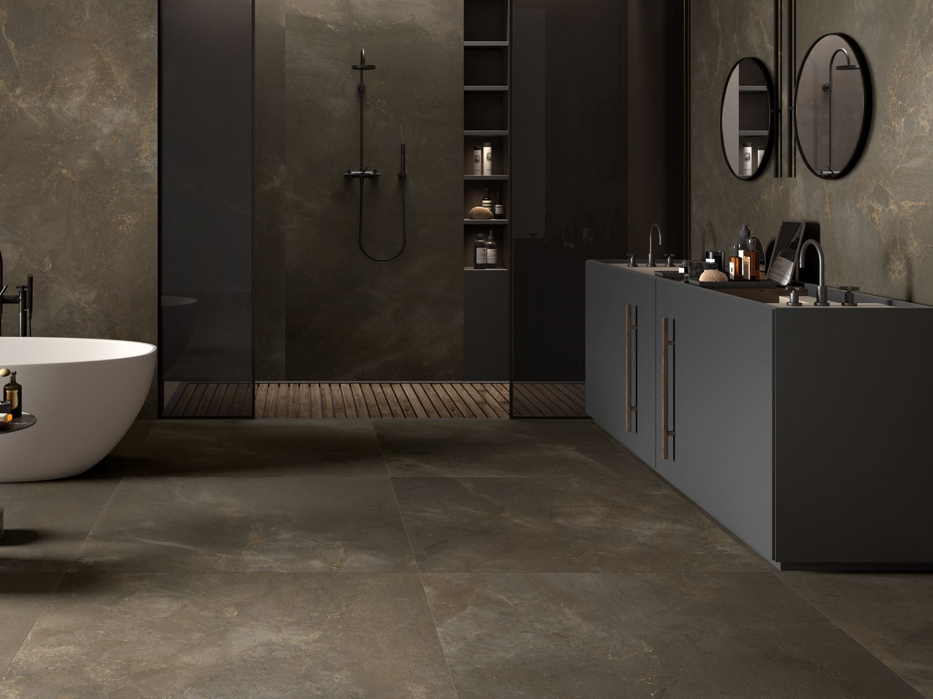 Пол / напольное покрытие из керамогранита с мраморным эффектом LaFaenza TREX3 ARCH-00100286