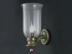 OFFICINACIANI Настенный светильник из латуни и стекла  Hl1056wa-1