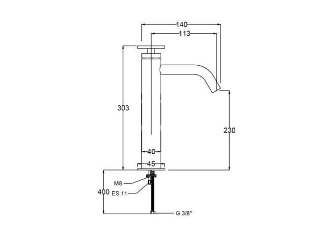Однорычажный смеситель для раковины QD Magistro Lab Flora ARCH-00038907 - Вид №2