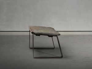 Кожаная подставка для ног