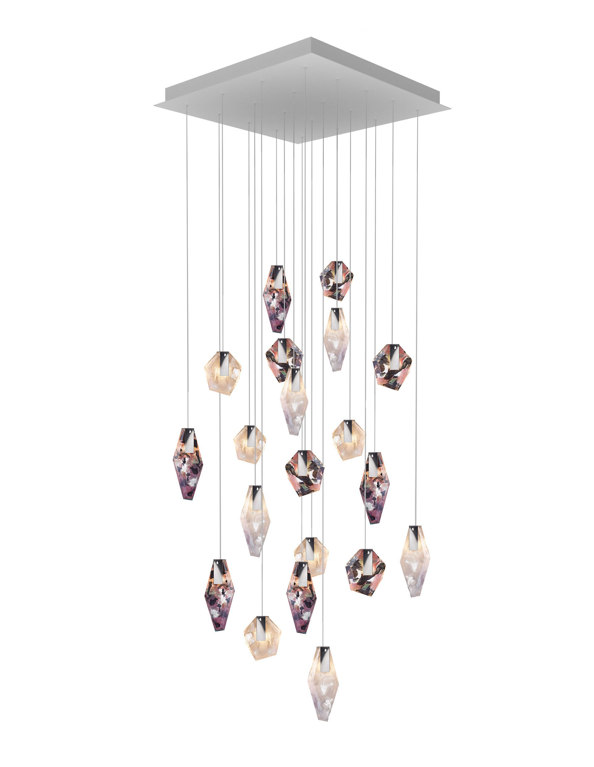 Стеклянная светодиодная люстра bomma Фрагменты ARCH-00006840 - Вид №3