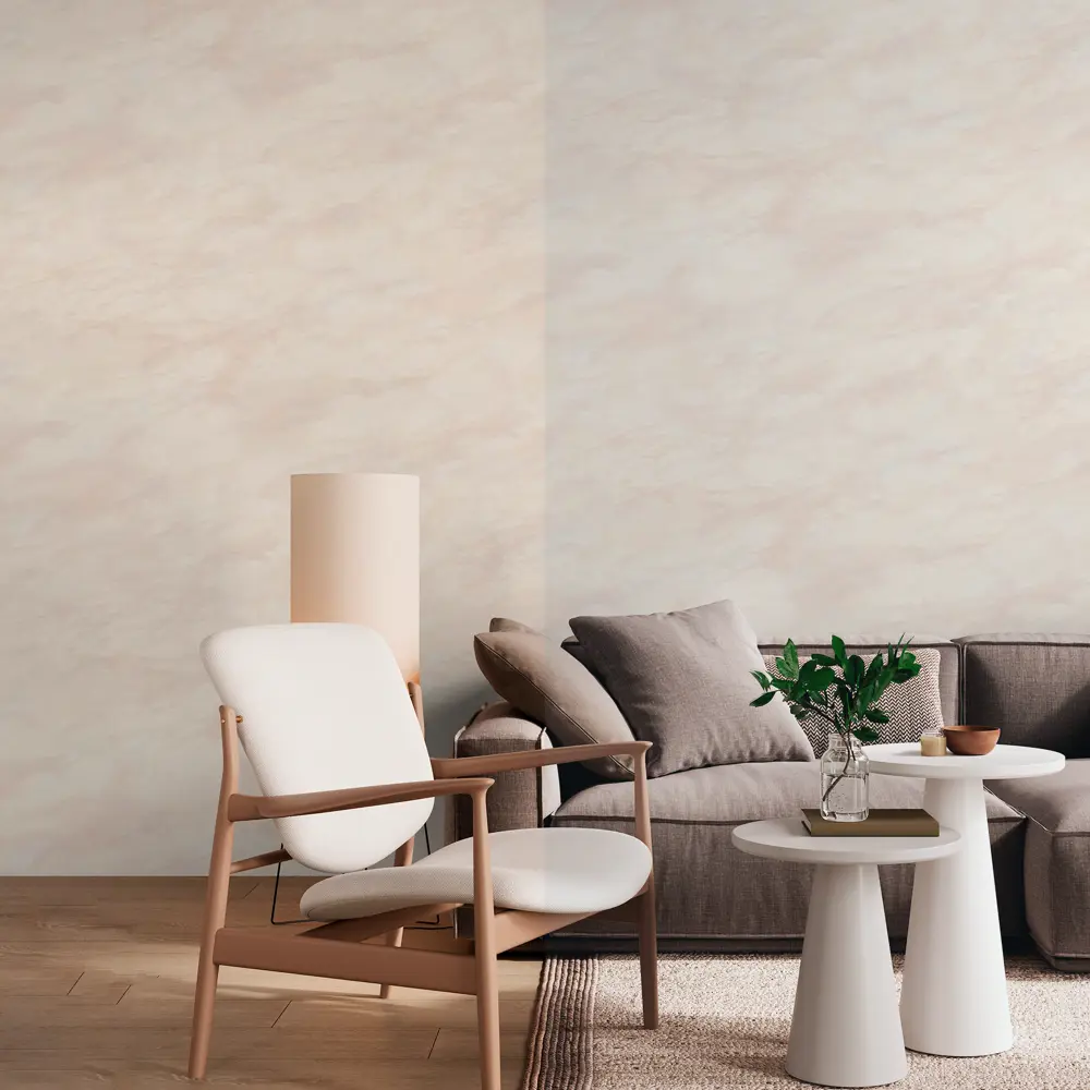 Wallsecret Marmo: Флизелиновые обои с каменной текстурой в бежевых тонах 89397870 STLM-1567124 - Вид №5