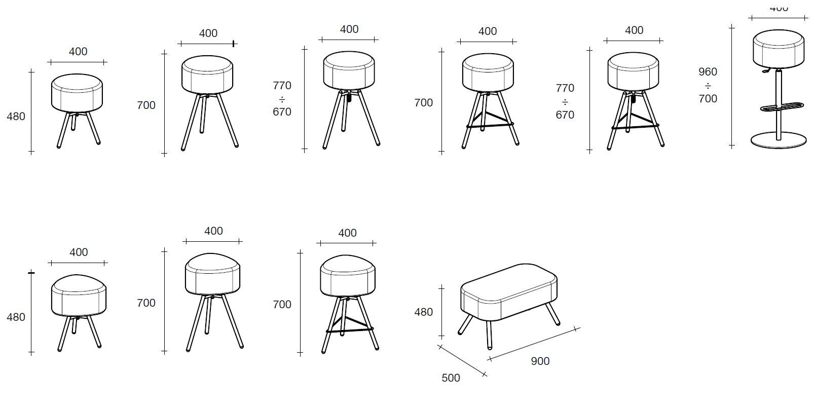 Низкая ткань мягкий стул Sesta блог ARCH-00122601 - Вид №2