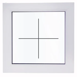 Окно пластиковое ПВХ VEKA глухое 620x600 мм (ВxШ) однокамерный стеклопакет белый/белый