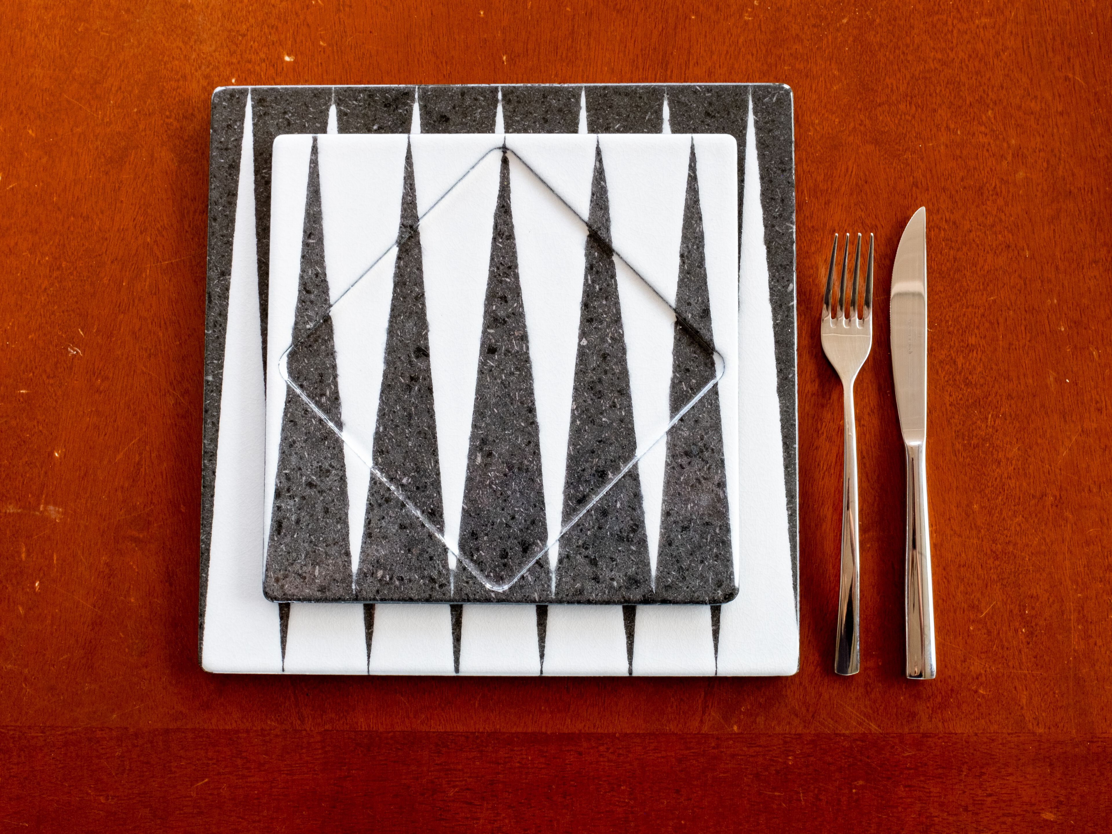 Квадратный подшерсток из лавового камня Etnea Cuorelavico Tric Trac ARCH-00125535 - Вид №1