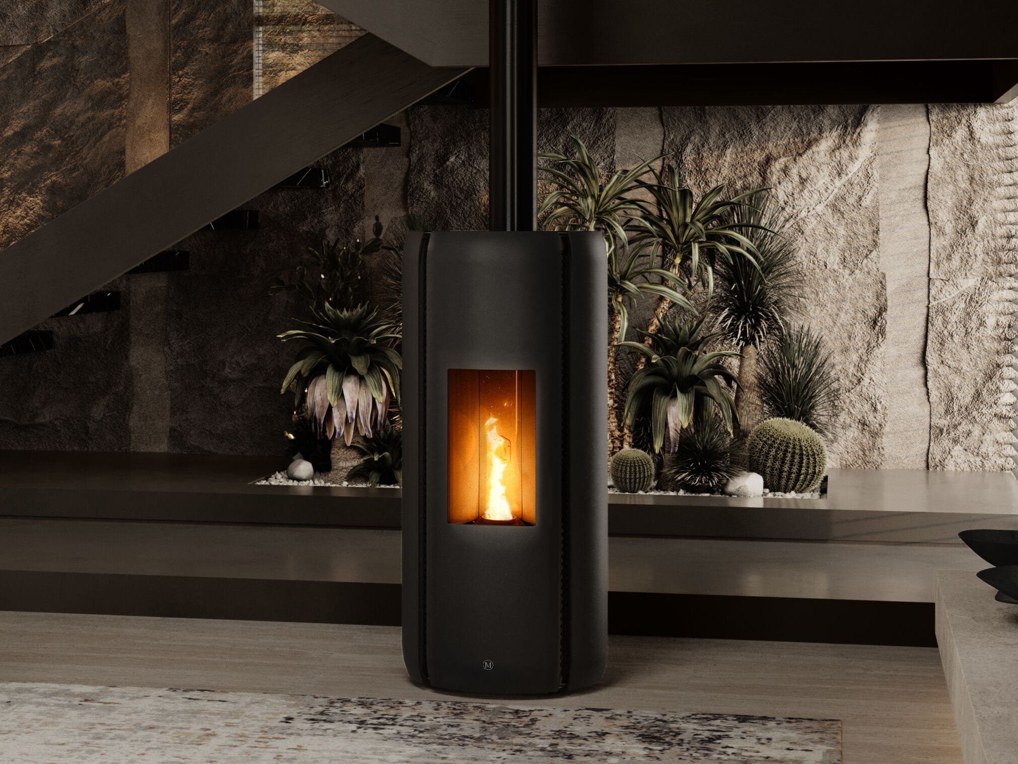 Пеллетная печь с Wi-Fi класса A+ Jolly Mec воздушные системы ARCH-00134610