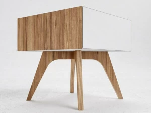 ODESD2 Прикроватный столик из стали и дерева H