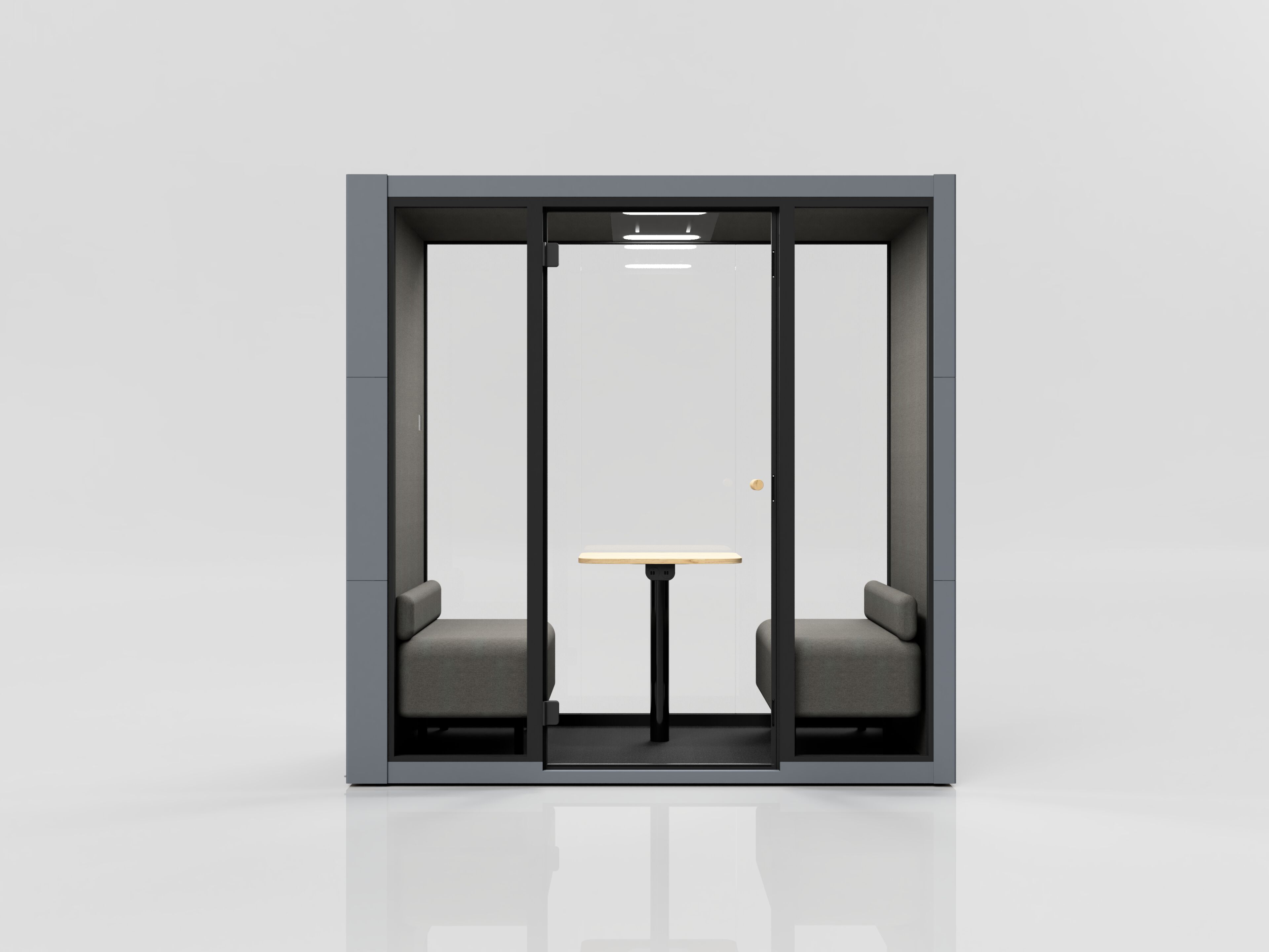 Многосторонняя акустическая офисная кабина со встроенным освещением SilentLab SPARK ARCH-00112784 - Вид №3