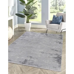 Ковер Leonidas B0758A Grey-Grey 80x150 см Полипропилен цвет Серый