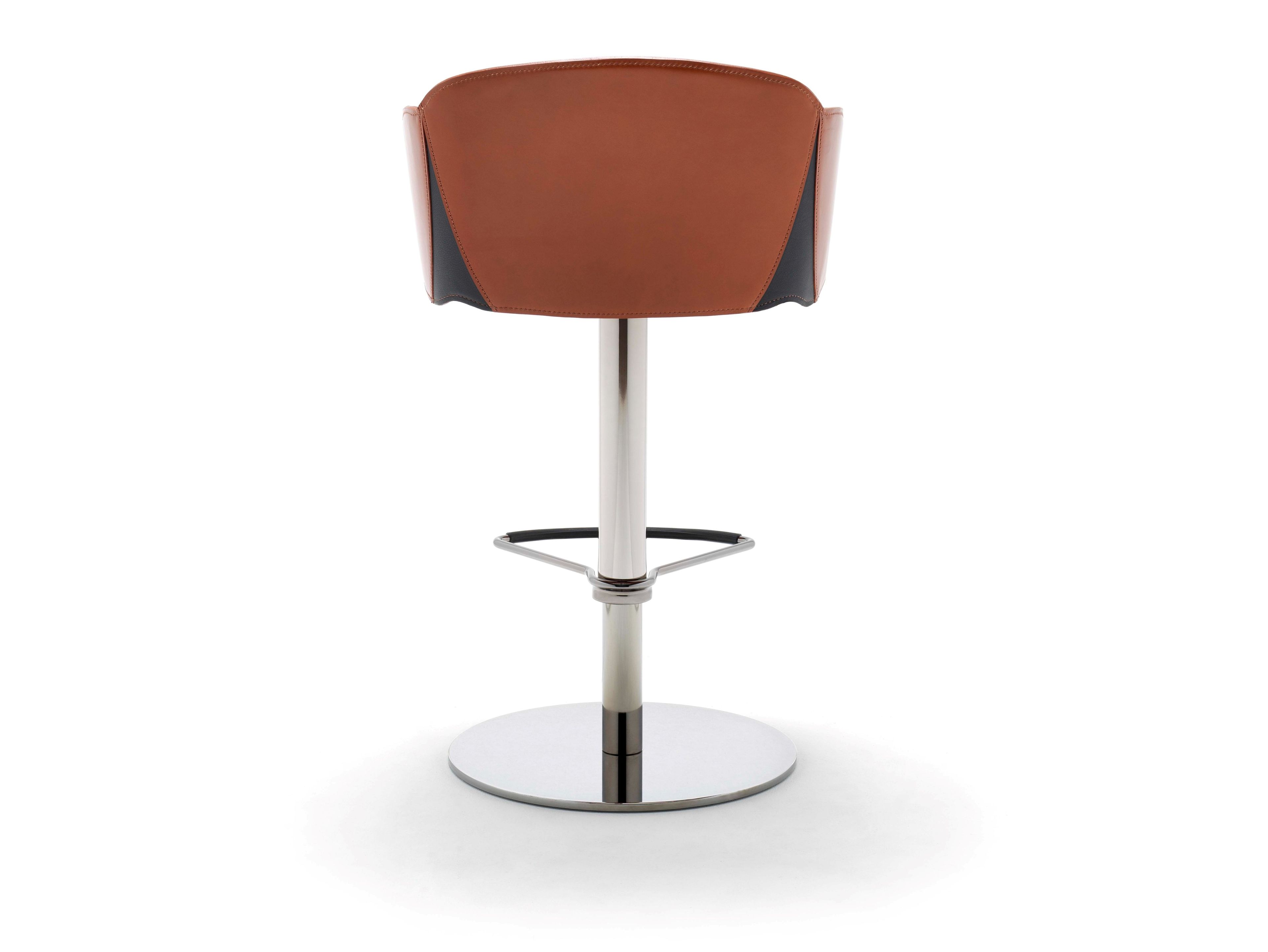 Кожаный стул с подставкой для ног Fasem Electa ARCH-00063216 - Вид №4