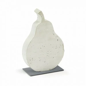 Статуэтка декоративная цементная 30x20 см белая "Груша" от La Forma LA FORMA SENS 00-3865223 Белый