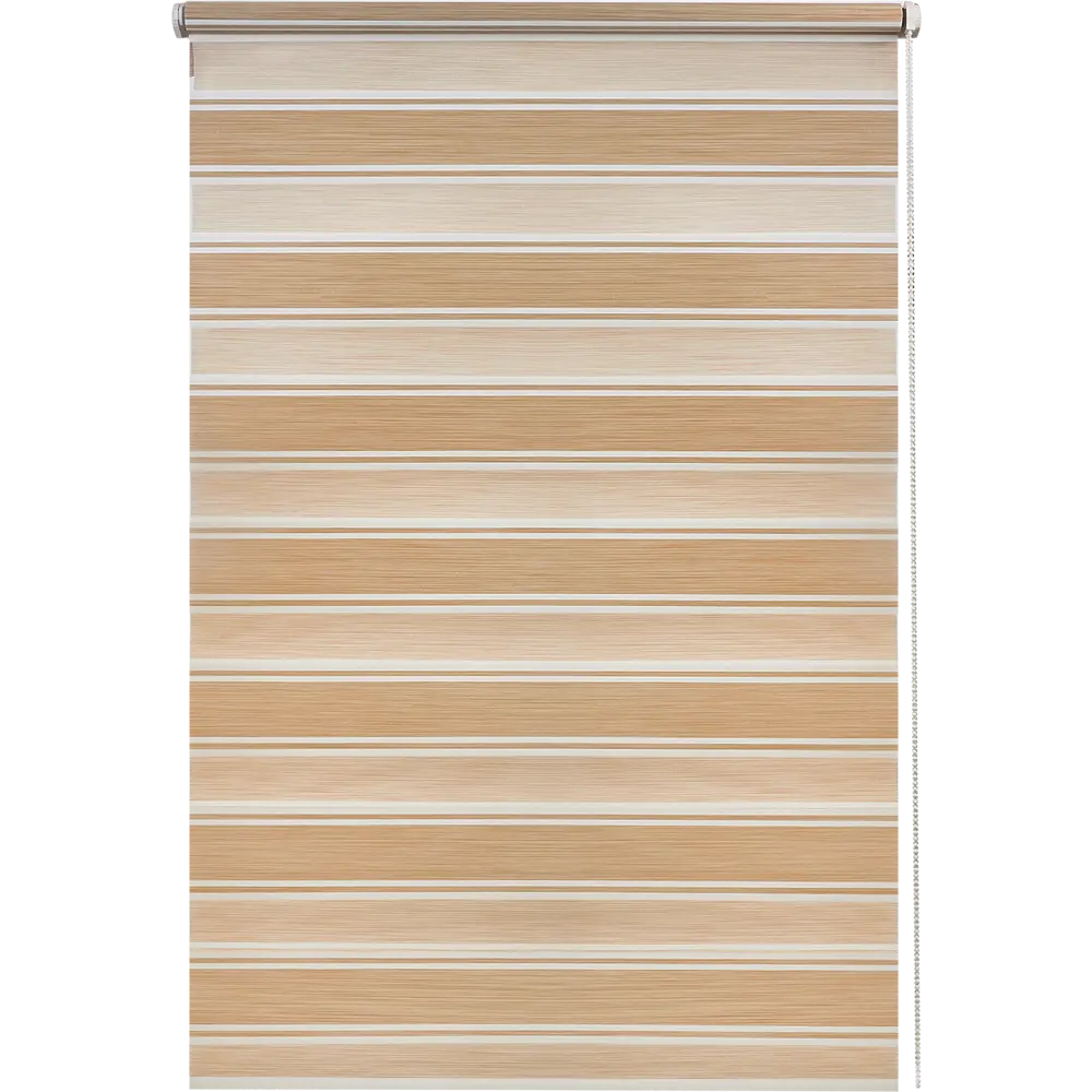 Штора рулонная день-ночь Дэли 50x160 см бежевая MIAMOZA STLM-2038643 - Вид №1