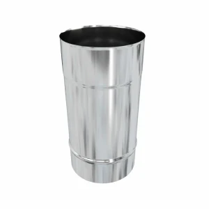 Труба для дымохода Коракс D120 0.25 м нержавеющая сталь 0.5 мм