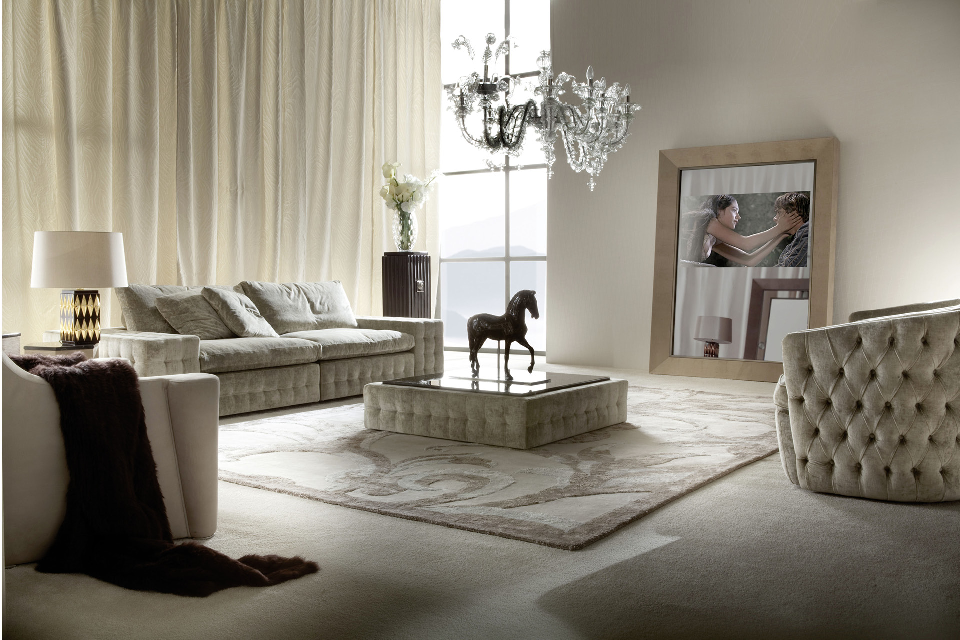 9995 Lifetime напольное зеркало плазменный телевизор - giorgio collection Декор - Вид №1